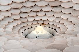 Kristallkugel im heiligen Geomatrientempel von Edgar Bonnet-behar