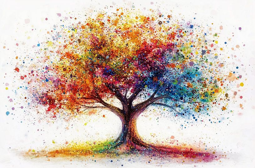 Happy Tree of Life by Danny van Eldik - Perfect Pixel Design