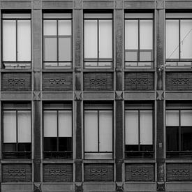 Fassade in Schwarz und Weiß von Hildisvini