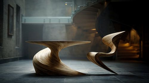 Organische houtsculpturen
