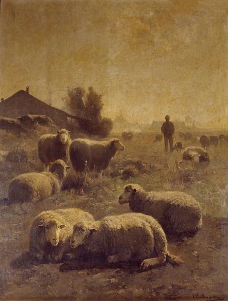 The flock, Corneille Van Leemputten by Masterful Masters
