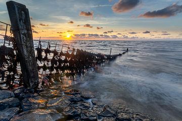 Hek in de Waddenzee van Geert Jan Kroon