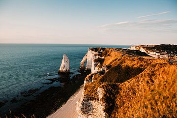 French coast with sunset by Lindy Schenk-Smit