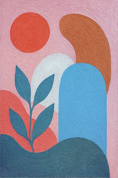 Abstract schilderij. van Johannes