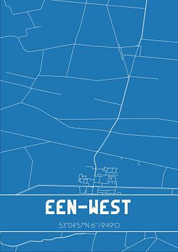 Plan d'ensemble | Carte | Een-West (Drenthe) sur Rezona