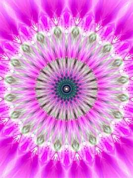 Mandala digitale Kunst 'Leben von Ivonne Fuhren- van de Kerkhof