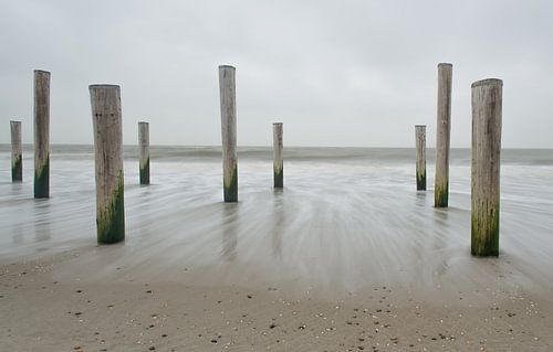 Noordzee kust bij Petten