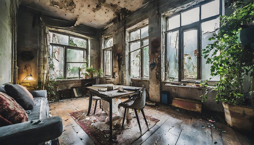 Lost Place Apartment by Mustafa Kurnaz