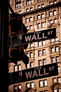 Wall Street New York von Maarten De Wispelaere