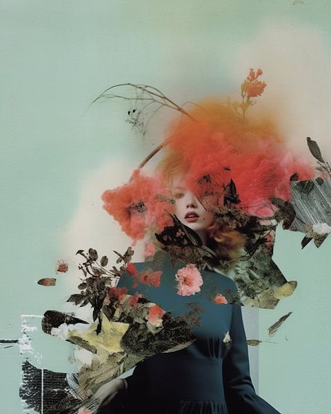 Vintage collage &quot;Flowers&quot; by Studio Allee