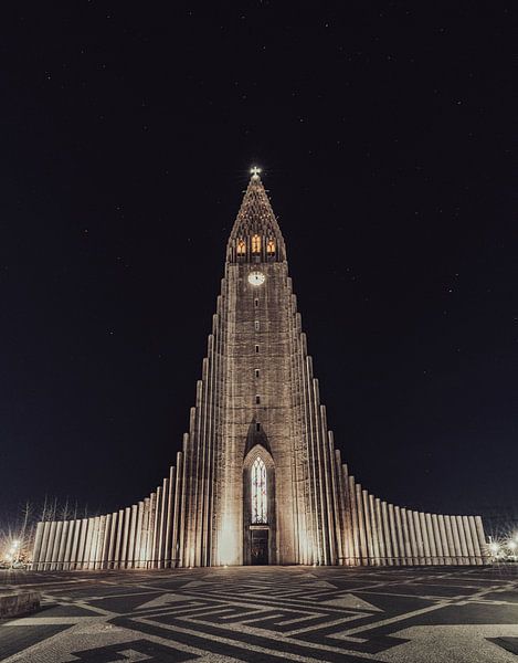 Hallgrim's Church Hallgrimskirkja in Reykjavík, Iceland by Patrick Groß