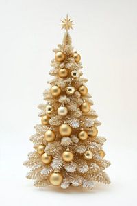 Sapin de Noël doré