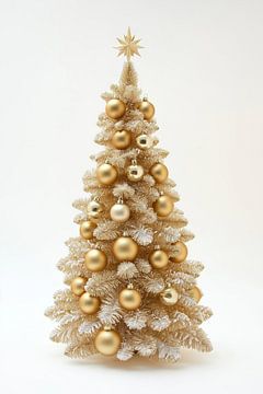 Kerstboom goud van Bert Nijholt