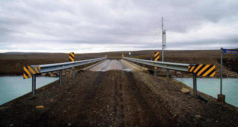 River crossing in Iceland by Willem van den Berge
