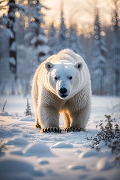 Polar bear by Ayyen Khusna