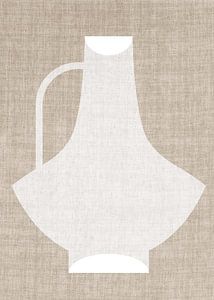 TW Living - Linen collection - vase white two