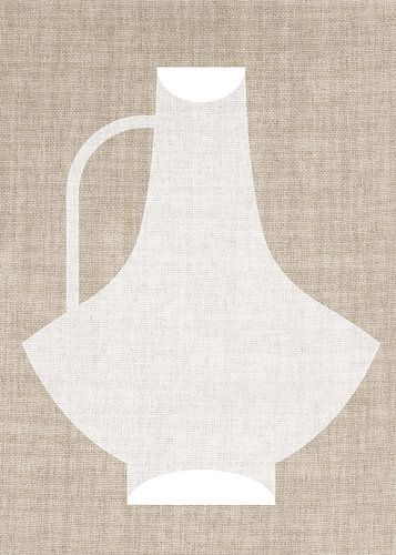 TW Living - Linen collection - vase white two