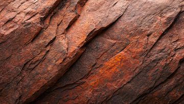 Brown rock in moulds by Mustafa Kurnaz