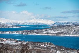 Winter landscape near Tromso by Leo Schindzielorz