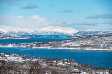 Winterlandschaft bei Tromso von Leo Schindzielorz