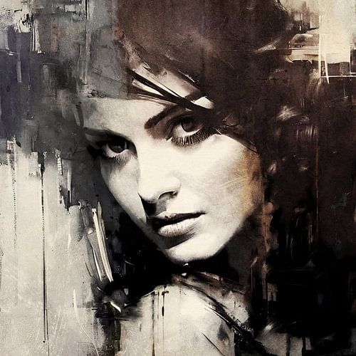 Michelle | semi-abstract portret van een vrouw