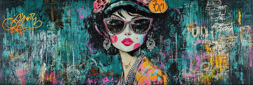 Women's portrait | Urban Chic by Eye catching paintings