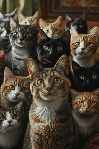 katten in en rondom het huis