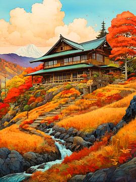 Herfst in Kyoto van TOAN TRAN