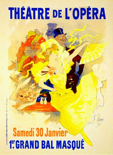 French vintage poster "Theatre de l'Opera"