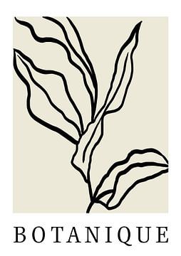 Botanique minimalistische kunst, botanische kunst, boho kunst van Hella Maas