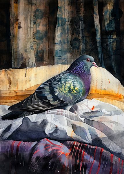 Sleeping Dove bird #animal by JBJart Justyna Jaszke