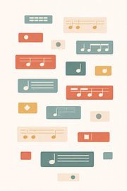 Minimal Music Notes Composition by irgian firmansyah