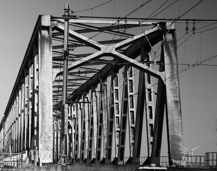 Eisenbahnbrücke Moerdijk Brabant von Kuifje-fotografie