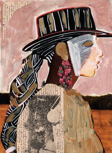 Rachel - Bohème-Porträt mit Hut