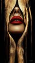 goud - zwart - rood van Gelissen Artworks thumbnail