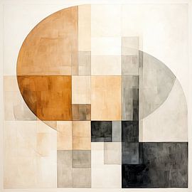 Geometrisch Abstract | Abstracte Kunst met Kleuren
