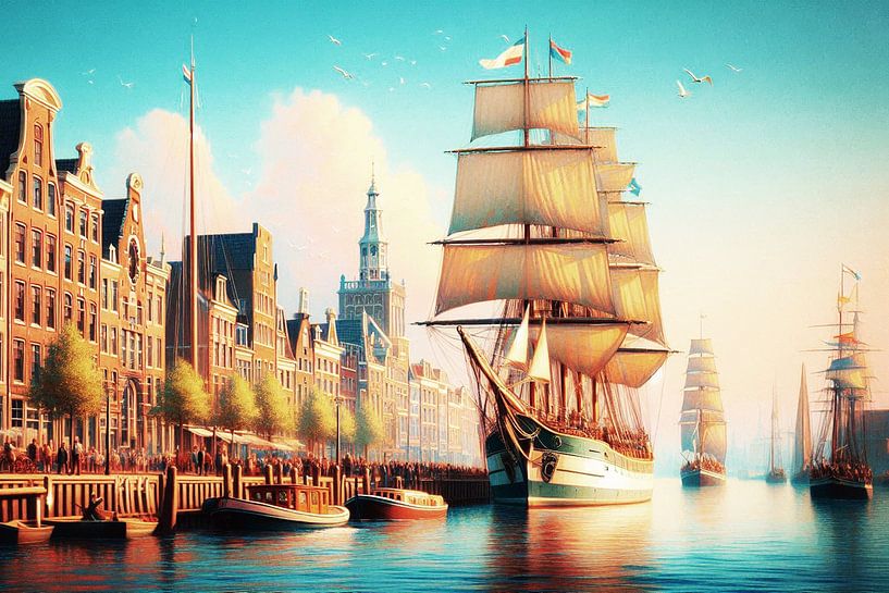 Sail 2025 Amsterdam Daytime AI by Hendrik-Jan Kornelis