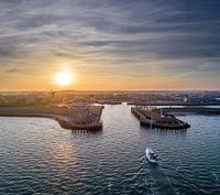 Oudeschild Texel Sonnenuntergang