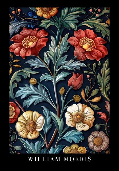 William Morris-poster van Niklas Maximilian