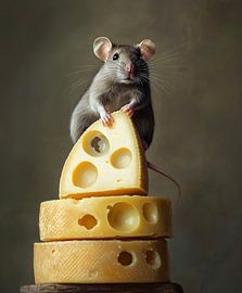 Kaasheld: De Muis op zijn Troon van But First Framing