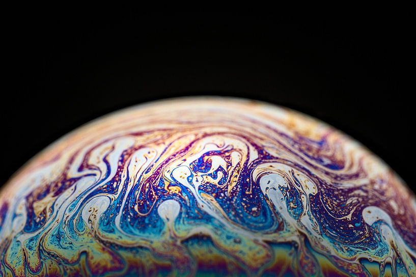 Planet soap bubble by Tim Smeets