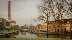 Gaswerk auf dem Maresingel in Leiden