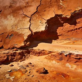„Von der Sonne versengte Erde 1: Ein rohes Meisterwerk der Natur“ von Johannas Art Creations