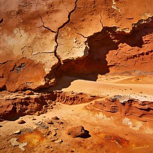 „Von der Sonne versengte Erde 1: Ein rohes Meisterwerk der Natur“