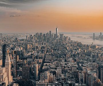 Skyline van New York City, VS van Patrick Groß