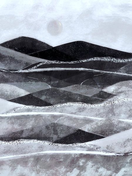 Scandinavian landscape by Mad Dog Art
