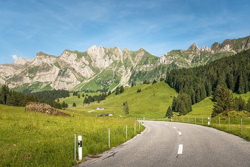 Alpsteinmassief met Säntis in Zwitserland