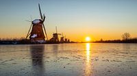 Sunrise at Kinderdijk