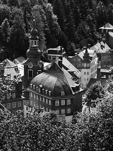 Monschau in the Eifel 8 black and white