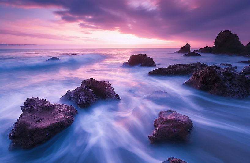 Am Strand von fernlichtsicht